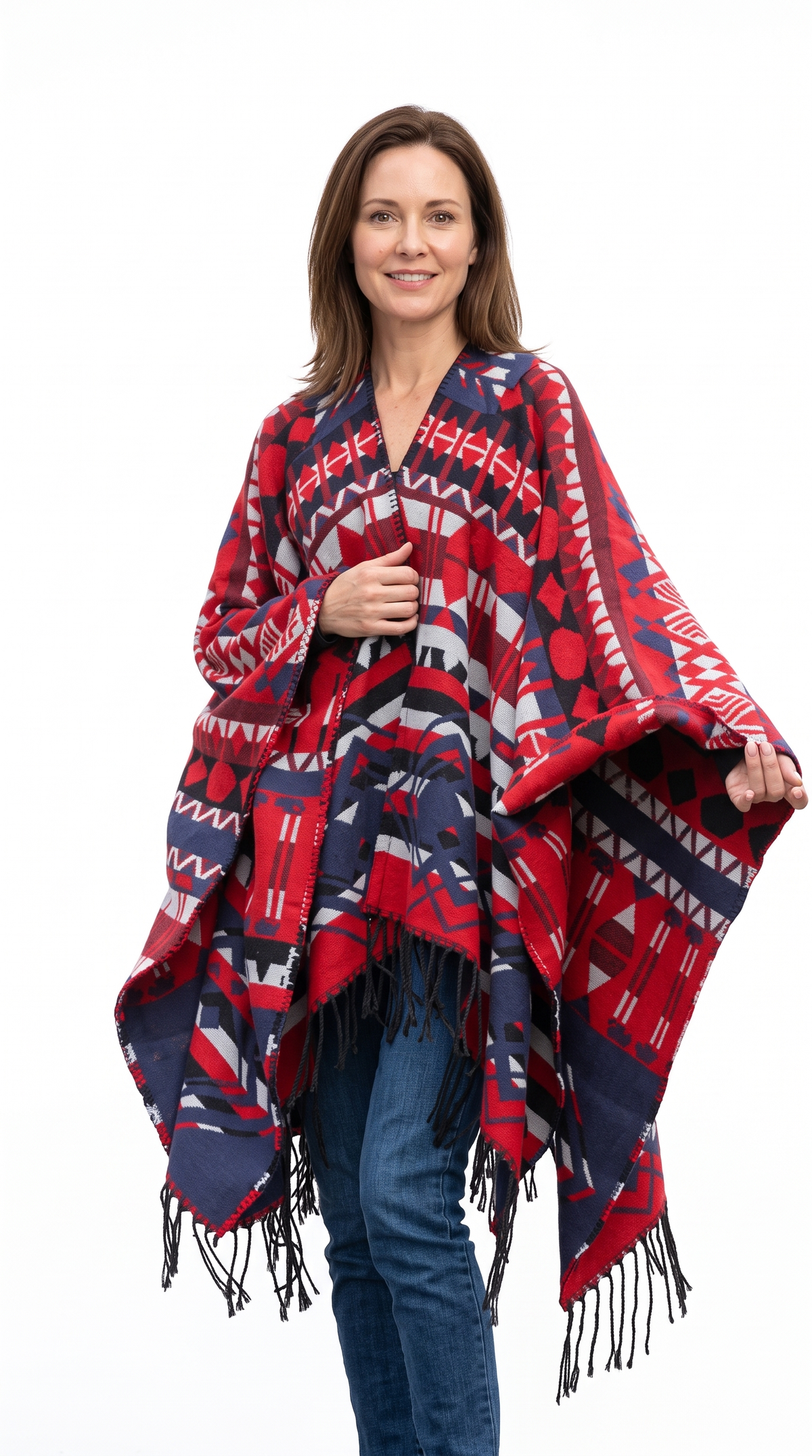 Handmade Hooded Poncho for Women