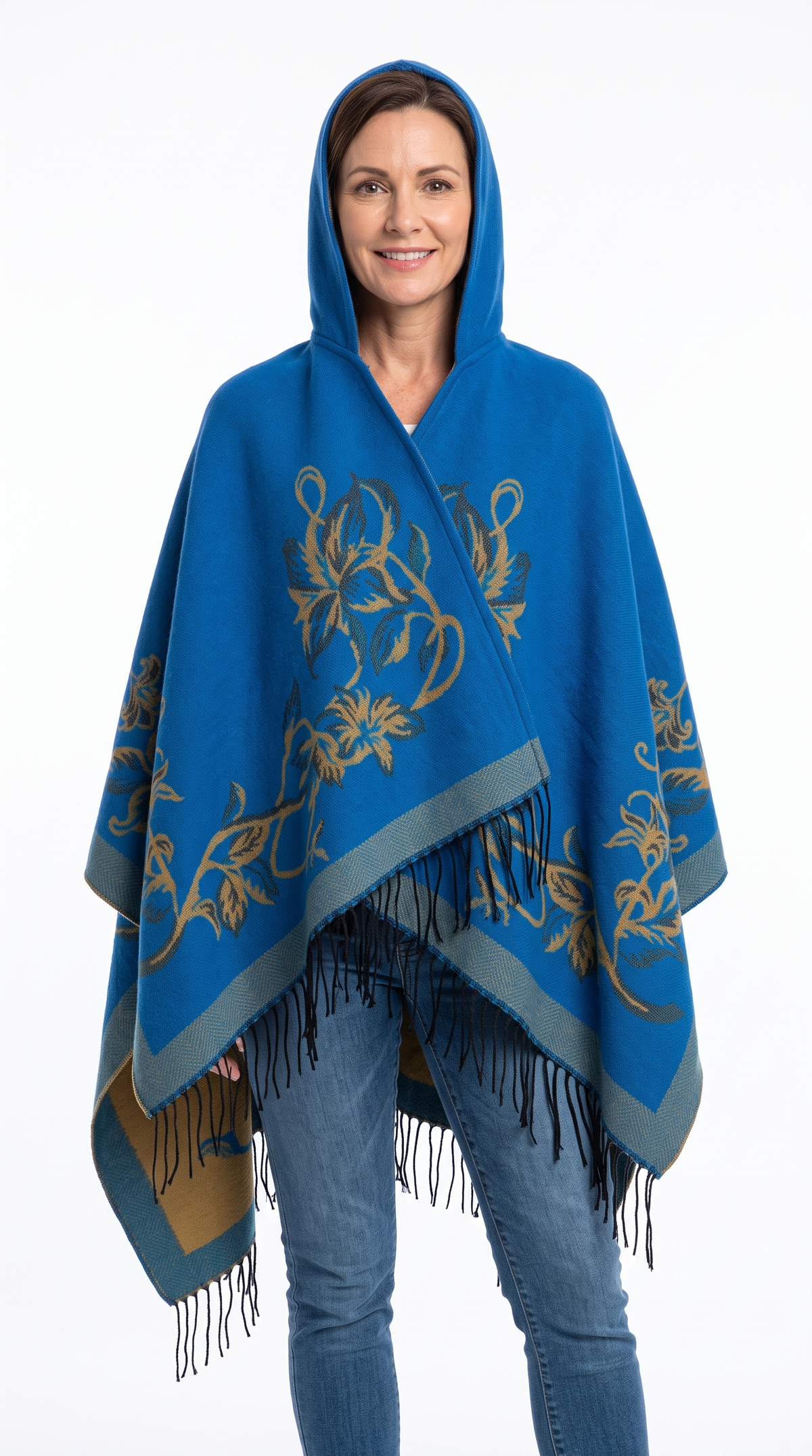 Handmade Hooded Poncho for Women