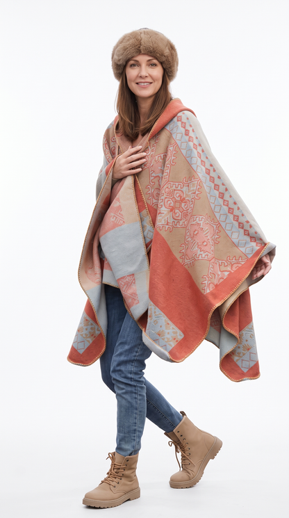 Handmade Hooded Poncho for Women