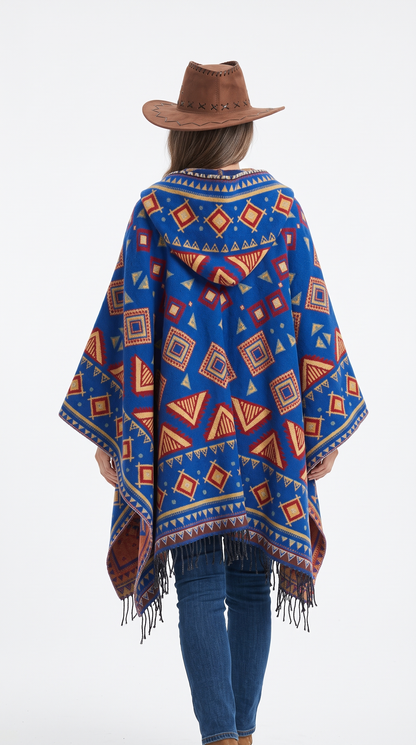 Handmade Hooded Poncho for Women