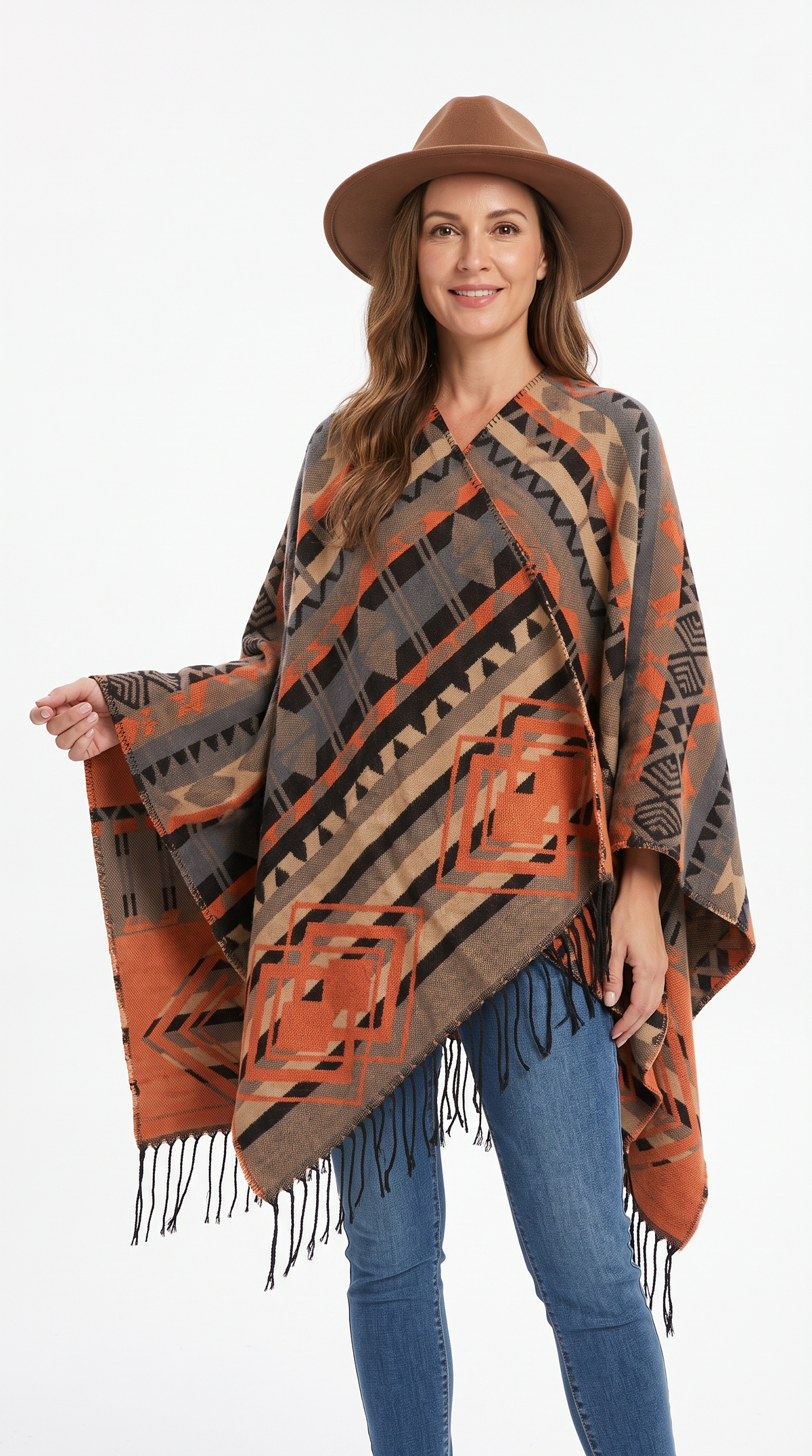 Handmade Hooded Poncho for Women